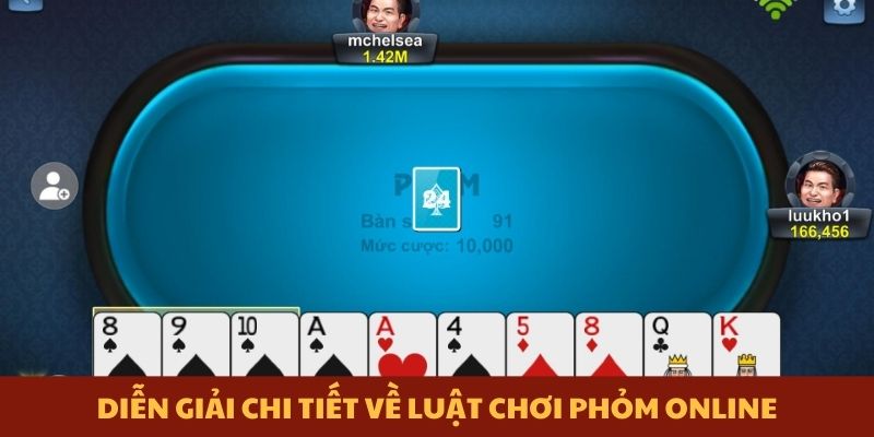 Diễn giải chi tiết về luật chơi phỏm online
