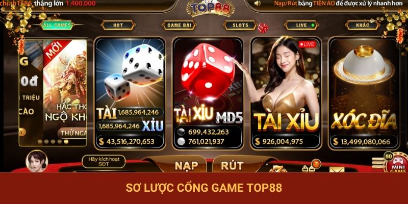 Sơ lược cổng game TOP88